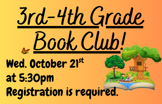 3rd-4th Grade Book Club!
