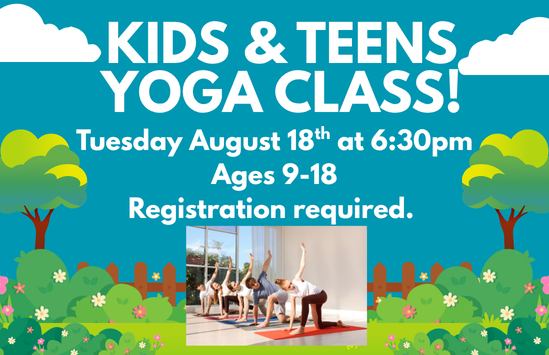 Kids & Teens Yoga Class!