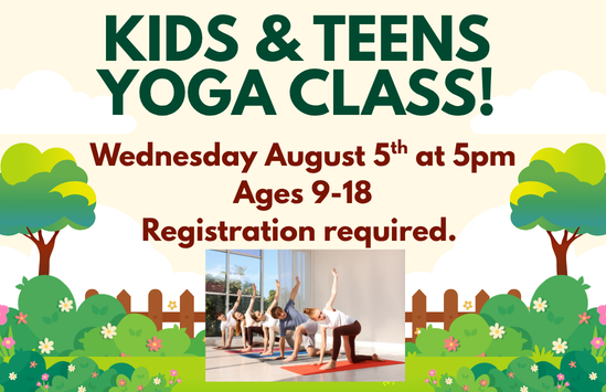 Kids & Teens Yoga Class!