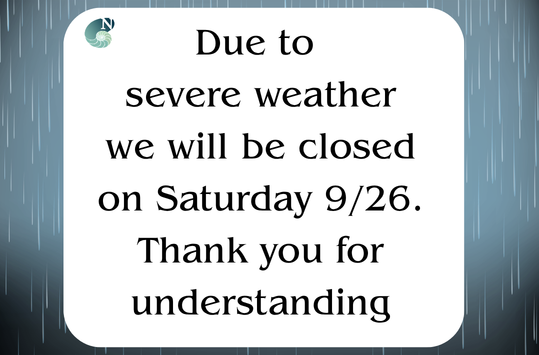 Library will be closed on Saturday September 26th