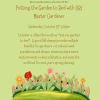 Wed Oct 15 1pm Putting the Garden to Bed with URI Master Gardeners