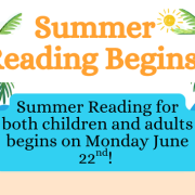 Summer Reading Begins!