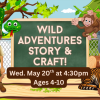 Wild Adventures Story & Craft!