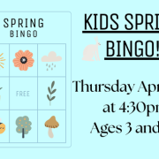 Kids Spring Bingo!